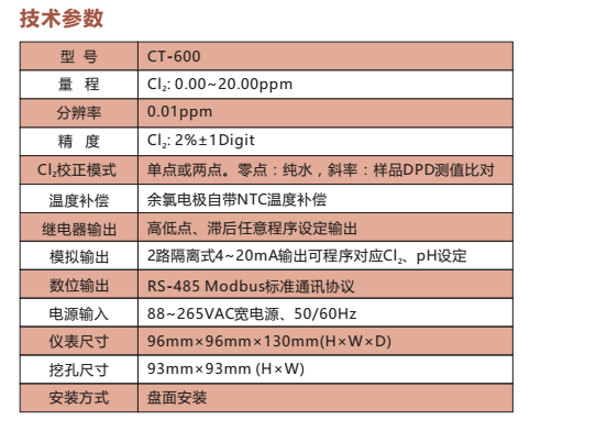 koze智能型ct-600在线余氯控制器